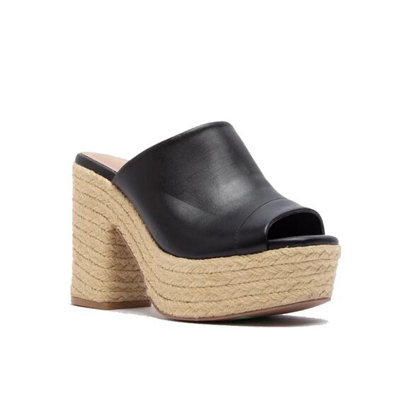 Qupid Platform Preppy Minimalist Women’s Wedges 8 Boho Casual Business Classy - Picture 2 of 7